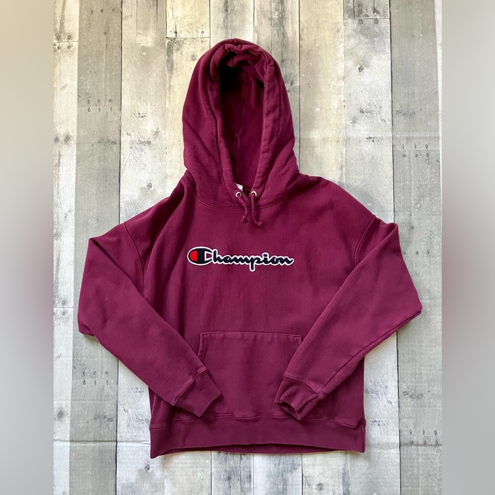 🦋 Champion Logo Hoodie Sweatshirt